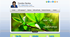 Desktop Screenshot of carolynsantos.com